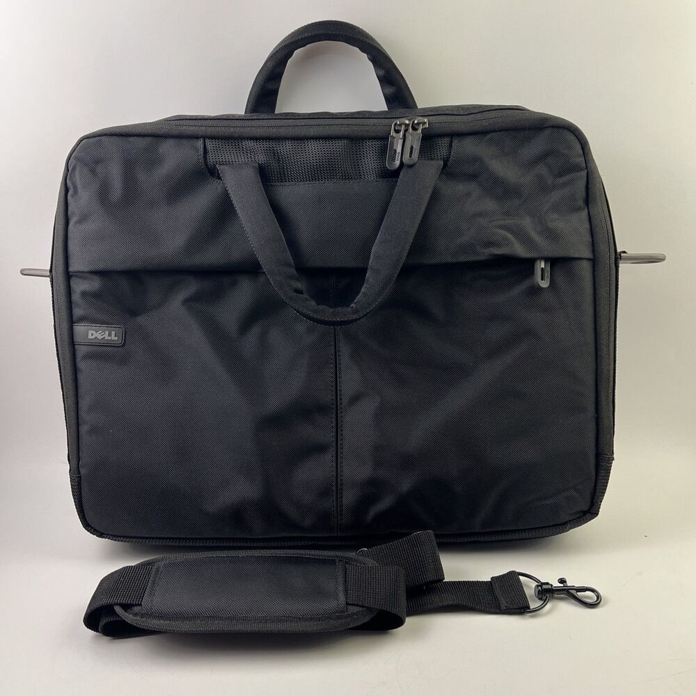DELL Black Messenger/Laptop Bag Organizer Case Carry Bag W/Shoulder Strap